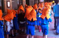 「抗震保安 感動123」 102年國家防災日高級中等以下學校地震避難掩護演練活動