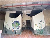 美學結合在地特色 偏遠地區高級中學老舊廁所大翻修